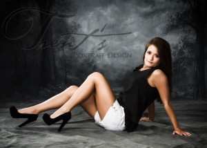 Shelby enjoying her modeling session